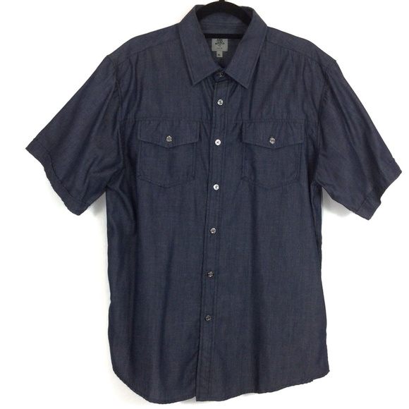 Jack Other - ❌SOLD❌Men's "Jack" Blue Denim look silver button